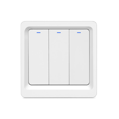 Glomarket Tuya WiFi Zigbee Smart Light Switch Push Button Wall Switch 1/2/3 Gang Work with Alexa Google Home