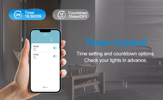 Glomarket Tuya Wifi Smart Wall Light Switch 1/2/3 Gang Support Voice/app/touch Control With Temperature Display Screen