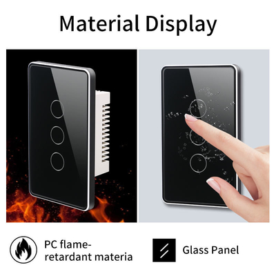 Glomarket Tuya Smart Switch Wifi US Electric Wall Switch Google Home Alexa Light Lamp Touch Switch App Control