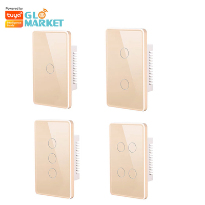 Glomarket Tuya Smart Switch Wifi US Electric Wall Switch Google Home Alexa Light Lamp Touch Switch App Control