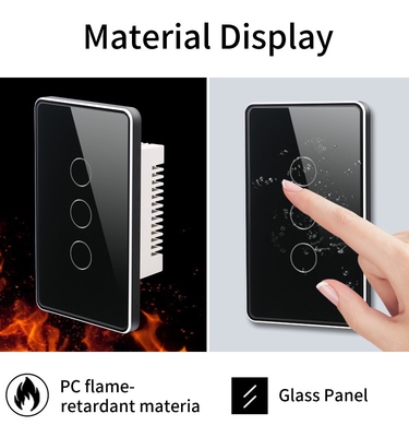 Glomarket Tuya Smart Switch Wifi US Electric Wall Switch Google Home Alexa Light Lamp Touch Switch App Control