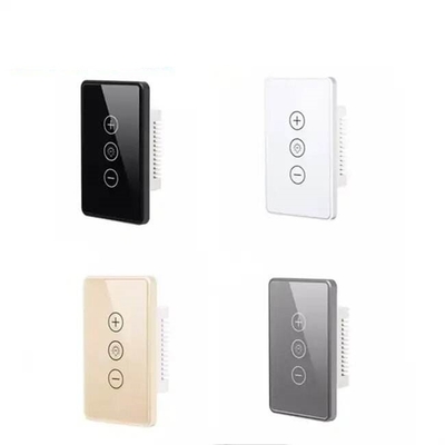 Glomarket Digital Smart Switch Light Wifi Dimmer Wireless Glass Touch Wall Light Switch Panel Tuya Remote Control With Alexa