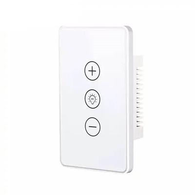 Glomarket Digital Smart Switch Light Wifi Dimmer Wireless Glass Touch Wall Light Switch Panel Tuya Remote Control With Alexa