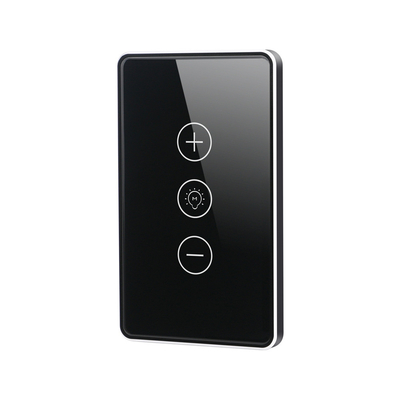 Glomarket Digital Smart Switch Light Wifi Dimmer Wireless Glass Touch Wall Light Switch Panel Tuya Remote Control With Alexa