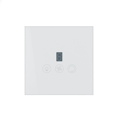 Glomarket Tuya Wifi Smart Fan Switch Tuya Smart Switch Fan Speed Light On Off Voice Control Control Switch EU /US Standard