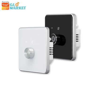 Glomarket Smart Home Dimmer Switch Tuya Zigbee Voice Control Knob Dimming Adjust Brightness With Digital Display