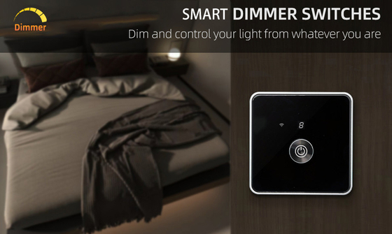 Glomarket Smart Home Dimmer Switch Tuya Zigbee Voice Control Knob Dimming Adjust Brightness With Digital Display