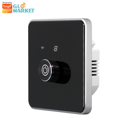 Glomarket Smart Home Dimmer Switch Tuya Zigbee Voice Control Knob Dimming Adjust Brightness With Digital Display