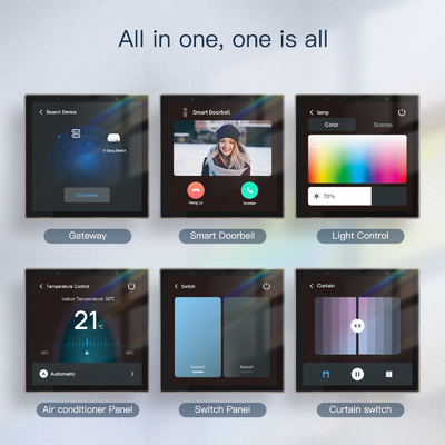 Glomarket Tuya Smart 4-Inch Multi-Functional Touch Screen Control Panel Alexa Voice Zigbee Central Control