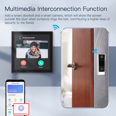 Glomarket Tuya Smart 4-Inch Multi-Functional Touch Screen Control Panel Alexa Voice Zigbee Central Control