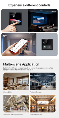 Glomarket Smart Home Control Panel Touch Screen 4 Inch Multi-functional WiFi Home Background Music System Tuya Zigbee Gateway