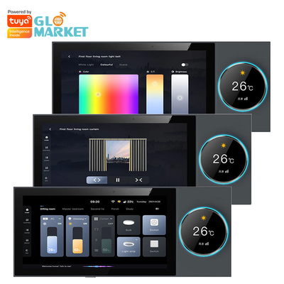 Glomarket Tuya Wifi Smart 6 Inch Control Panel Multi-Function Built In Zigbee Gateway Smart Home Controller Smart Host