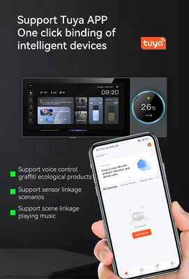 Glomarket Tuya Wifi Smart 6 Inch Control Panel Multi-Function Built In Zigbee Gateway Smart Home Controller Smart Host