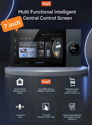 Glomarket Tuya Wifi Smart 7 Inch Control Panel Multi-Function Ble Music Wall Touch Screen Zigbee Hub Gateway Central Control