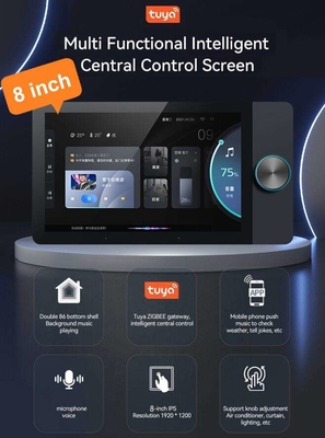 Glomarket 8 Inch Tuya Smart WiFi Zigbee Gteway Scene Music Play Multi-functional Smart Control Panel Central Controller