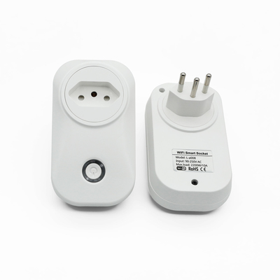 Smart Home Brazil Standard Mini Plug Voice Control Tuya Smart Plug Compatible With Amazon Alexa Google Smart Plug