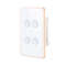 120*74mm Wifi Smart Wall Touch Light Switch Glass Panel 250V