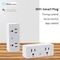 Tuya Smart US Standard Plug Wifi Plug Works With Alexa And Google Assistant Timing Setting Smart Plug