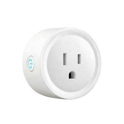 White 3500W Wifi Controlled Power Outlet 220V Smart Plug Socket