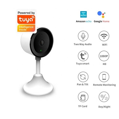 100 Degree 2.0MP Tuya Smart Camera Plug In Tuya Camera ONVIF