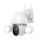 Smart Security Floodlight Camera 1080p 2-way Audio Motion Detection Home Camera Night Vision