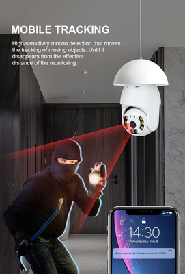 3MP Hd Night Vision Two Way Voice Wifi Camera Dome Wireless Security Bulb Ptz Camera