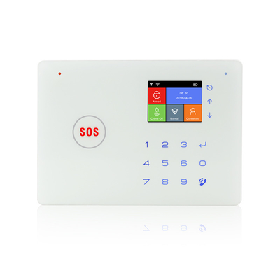 5V2A Touch Screen House Alarm 120dB Security Alarm System Wireless Gsm Alarm