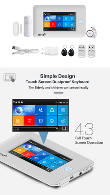 4.3 TFT Touch Tuya Pir Sensor 433Mhz Wifi Door And Window Sensor