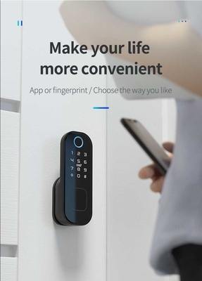 Smartlife Tuya Biometric Fingerprint Lock Aluminum Smartlife Door Lock