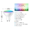 2700K-6500K GU10 Smart Bulb 450lm Smart Led Spotlight 5W For Bedroom