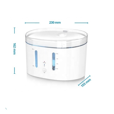 Rounded Automatic Smart Pet Feeder Multiple Pets 2.5L RoHS CE