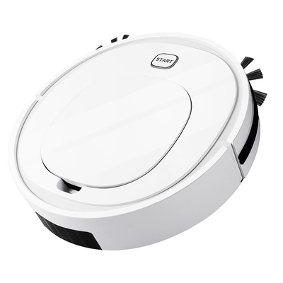 FCC Robot Vacuum For High Pile Carpet Outlet White Floor Mopping Robot