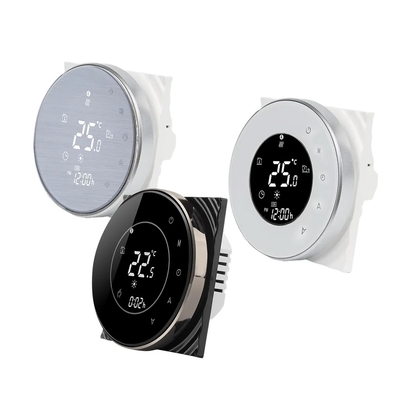 Indoor Smart Round Thermostat 16A Electric Floor Heating Thermostat