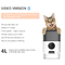 FCC ABS Smart Pet Feeder 6L Automatic Dog Feeder With Camera