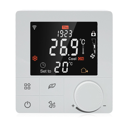 Glomarket Programmable Handwheel Smart Home Works Wi-Fi Thermostat with Full-Color LCD Screen Electrical Room Heating