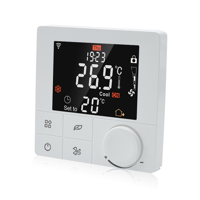 Glomarket Programmable Handwheel Smart Home Works Wi-Fi Thermostat with Full-Color LCD Screen Electrical Room Heating