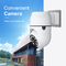Glomarket Smart Camera Infrared/white light+infrared WiFi/4G Outdoor Camera Hd Night Vision Lighting Security Home Camer
