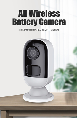 Glomarket Tuya Smart  Life App Supported Home Low Power 3MP Battery WIFI Camera Built-In Microphone And Speaker