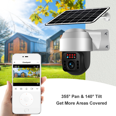 Glomarket Tuya Wifi Solar Panel Battery Security Camera Wireless Waterproof Outdoor Night Vision Two Way Voice Camera