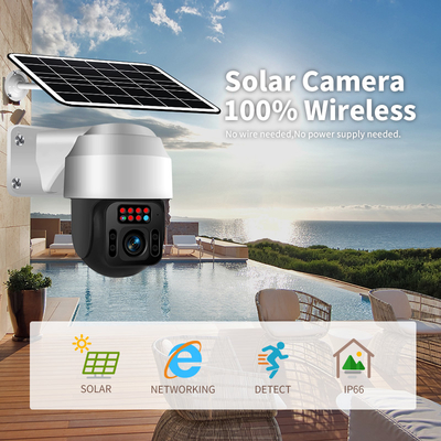 Glomarket Tuya Wifi Solar Panel Battery Security Camera Wireless Waterproof Outdoor Night Vision Two Way Voice Camera