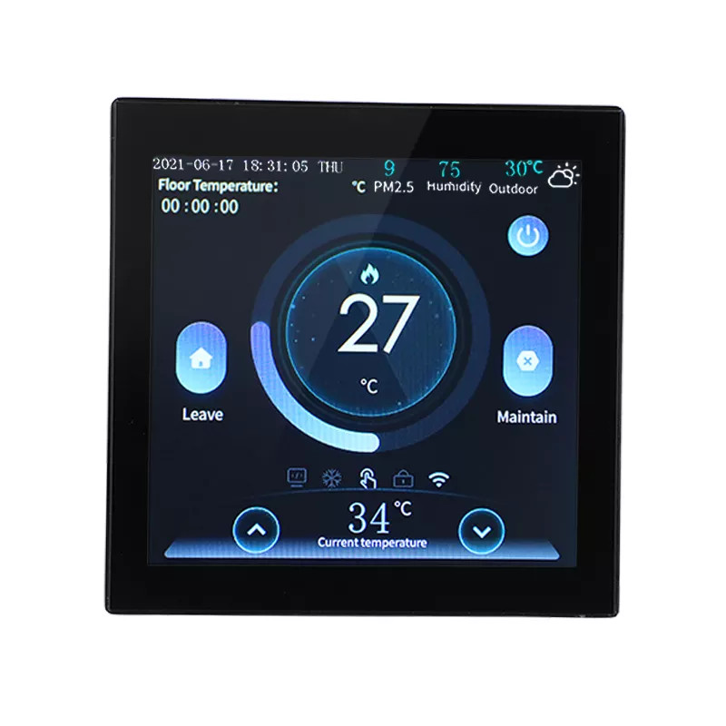 Smartscreen 4 Inch Color Screen 4.0 Inch Display Smart Room Thermostat Tuya Wifi ...